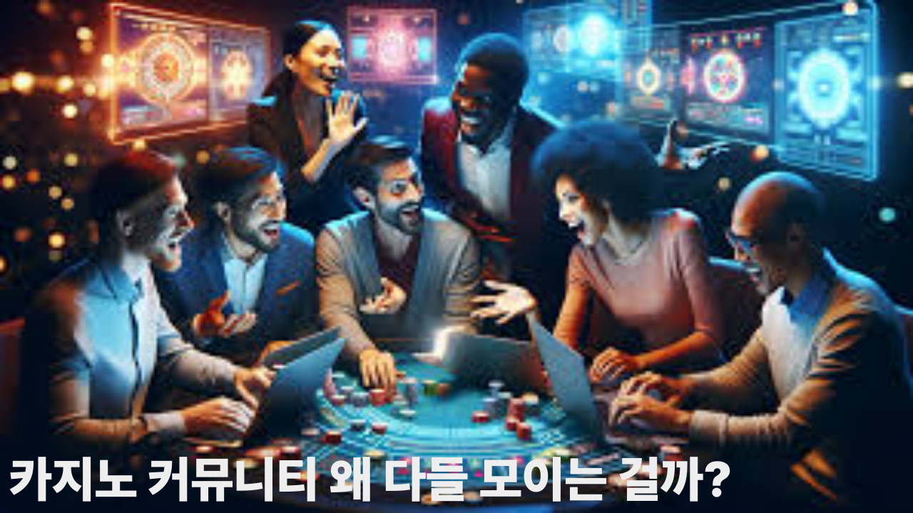 카지노 커뮤니티, 왜 다들 모이는 걸까?              