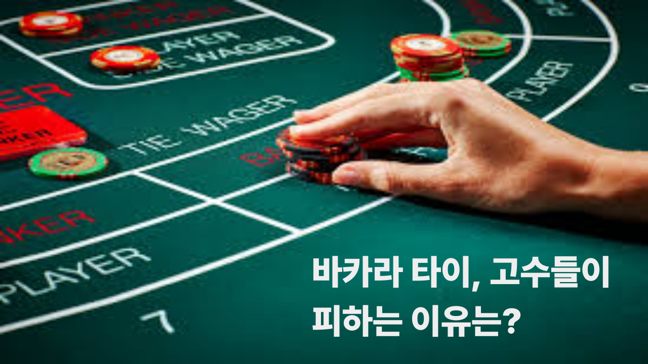 바카라 타이, 고수들이 피하는 이유는?