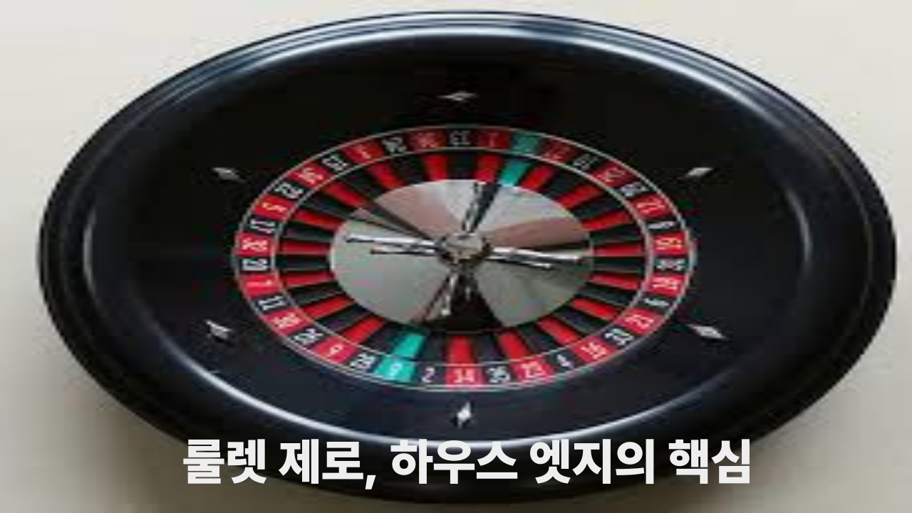 룰렛 제로, 하우스 엣지의 핵심