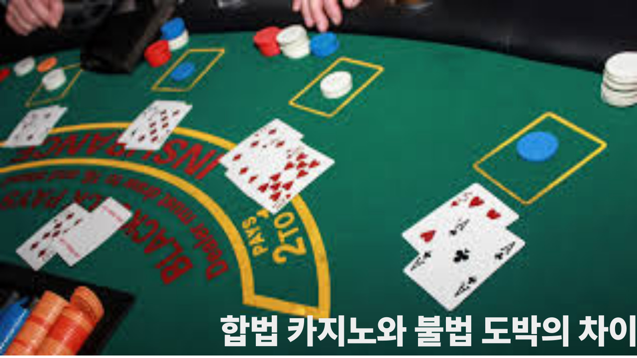 합법 카지노와 불법 도박의 차이