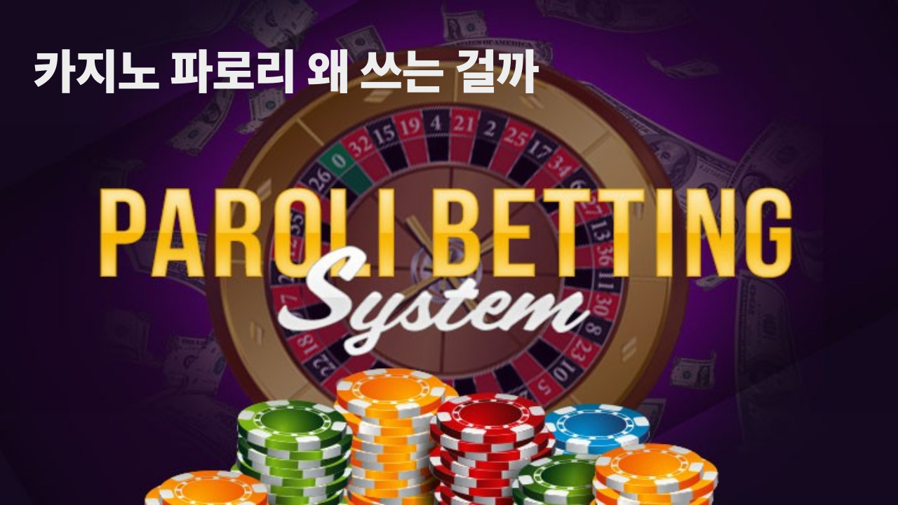 카지노 파로리 왜 쓰는 걸까