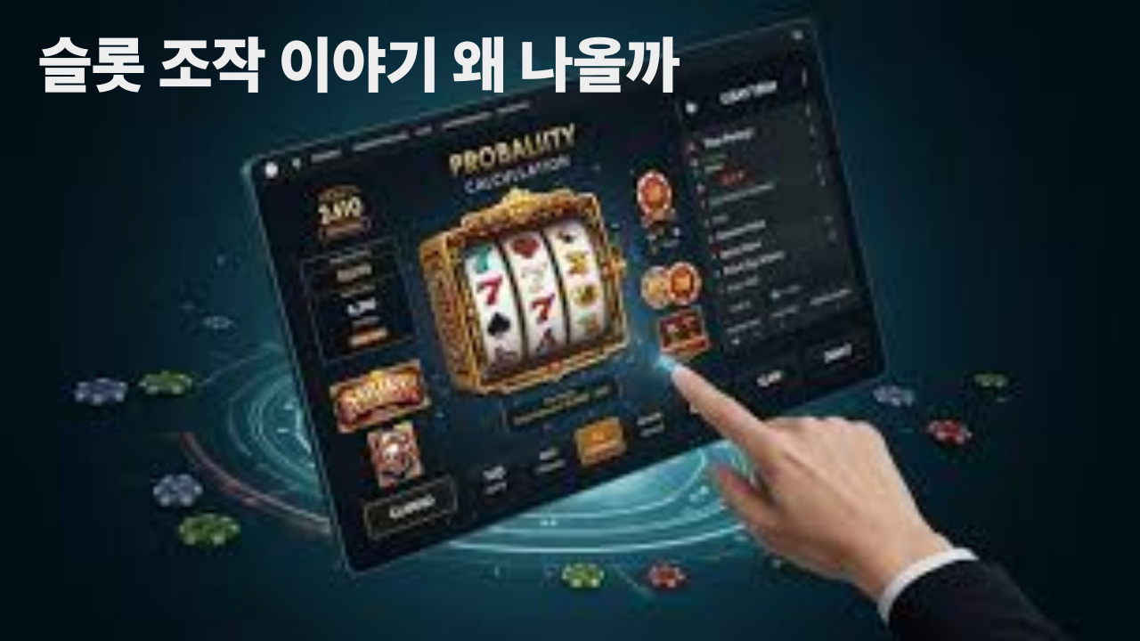 슬롯 조작 이야기 왜 나올까