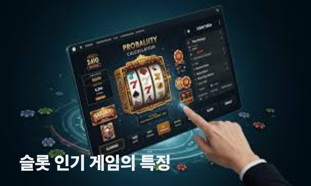 슬롯 인기 게임의 특징