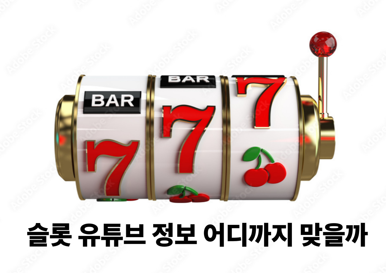 슬롯 유튜브 정보 어디까지 맞을까