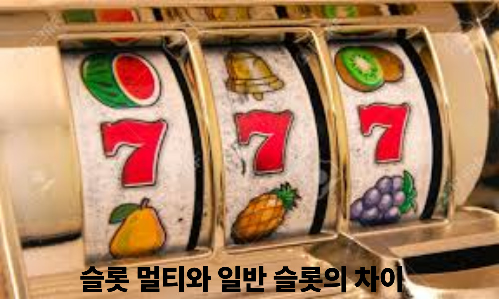 슬롯 멀티와 일반 슬롯의 차이