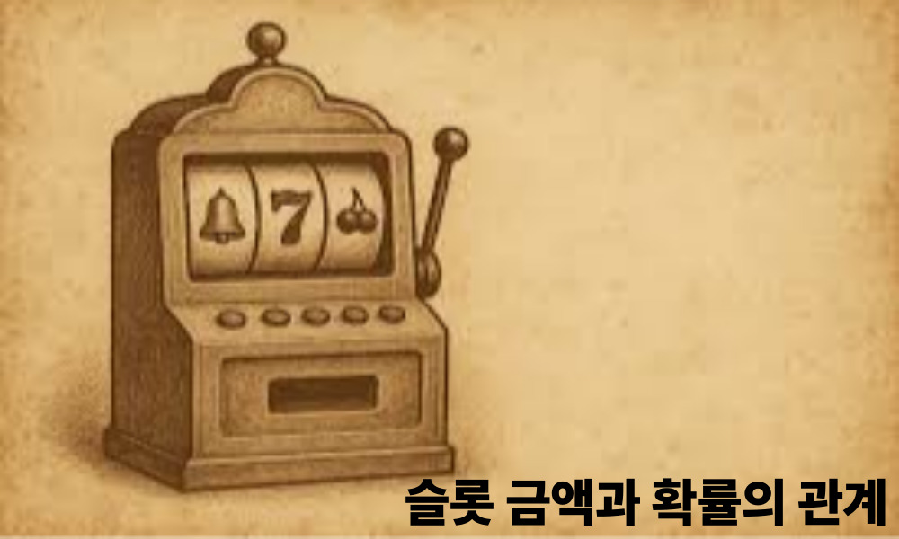슬롯 금액과 확률의 관계