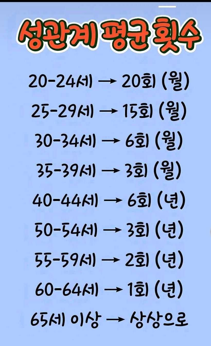 성관계-평균횟수