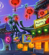 아바타UX 슬롯 배경